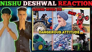 Reaction On nishu Deshwal dangerous😱attitude😈videos🔥/shorts #nishudaswal #jaat #nishubhai