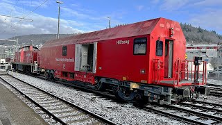 Triebwagen Entgleisung im Bahnhof Waldshut