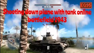 Shooting plane out of sky with tank online 💯☑️  2021 (battlefield 1943)