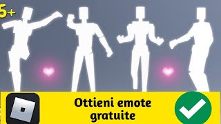 Come ottenere emoticon gratuite, ottieni emote gratuite per tutti. Ottieni articoli Roblox (2024)