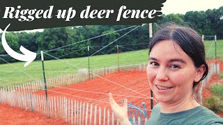 TACKIEST deer fence around