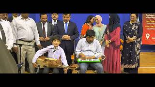 9year-old Fawad from Gilgit, played the rabab and sang, captivating the audience with his abilities.