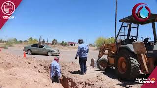 Instalación de nuevo servicio de agua y drenaje por parte de OOMAPAS