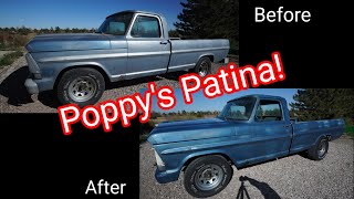 1967 F250 Poppy's Patina Application!