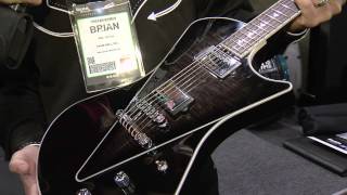 SKB Cases with Ernie Ball's new Music Man Armada Guitar at 2013 NAMM Show