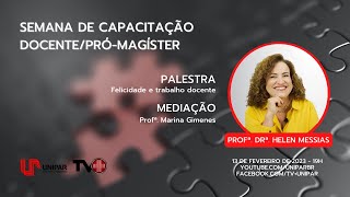 LIVE: FELICIDADE E TRABALHO  DOCENTE