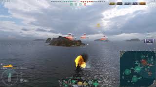 WOWS Odin, 164 kDMG, 1 kill