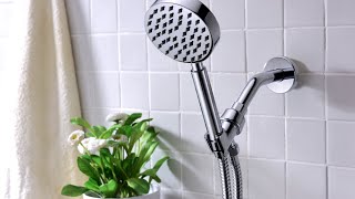 How to install new shower head(hotel spa AquaCare High Pressure 8-Mode Handheld Shower Head)