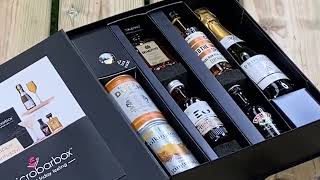 An interesting and innovative birthday present: The MicroBarBox Happy Birthday Cocktail Gift Set.