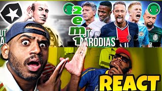 🎵 REACT- QUE SEMANA!! CHAMPIONS PEGA FOGO E TIMES BR SE DÃO MAL | ROBBEN NO BOTAFOGO?? (futparódias)