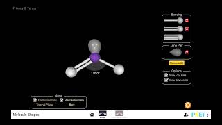 اشكال الجزيئات[AU]molecular shape