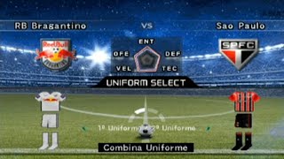 CAMPEONATO BRASILEIRO SÉRIE A - RODADA #13 BRAGANTINO X SÃO PAULO - BOMBA PATCH 2024 - GAMEPLAY PS2