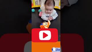 😍 cutebaby playing with Toys 🧸 🔫  😄 👌 😍