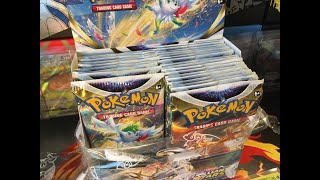 Brilliant Stars Pokemon Booster Box - continuing opening the next 12 packs