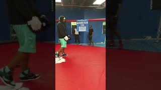 Preston Sain Training w/ MMA star Esteban MoHawk Rodriguez in 2018- Boxing