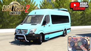 Stylish Van Mercedes-Benz Sprinter Bus | A Scenic Drive | ETS2 Bus | Euro Truck Simulator 2