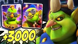 TOP DECK per SCALARE il CAMMINO DELLA REGINA GOBLIN!!! [clash royale ita]