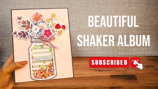 Beautiful Shaker Album For A Couple ❤️#diycrafts #diygiftidea #youtubevideos