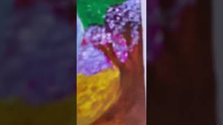 Nature's Colors Unleashed: Quick Painting Challenge  #painting #youtubeviralshorts #punjabisong #art