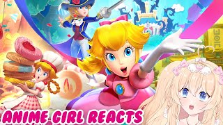 PRINCESS PEACH SHOWTIME HYPUUUU ~ ANIME GIRL NINTENDO DIRECT REACTION