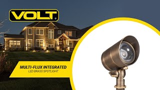 VOLT® Multi-Flux Integrated LED Brass Spotlight (Bronze) | What's in the Box?