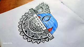 Krishna Mandala Art|Janmastami Mandala Art #lordkrishna #krishna #trending #janmashtami