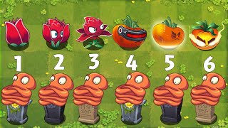 Pvz 2 Gameplay - All Plants Use 1 Plant Food VS 999 Octopus & GravaStones - Who's Best Plant ？