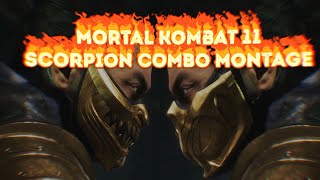 Mortal Kombat 11 Stress Test Beta - Scorpion Combos