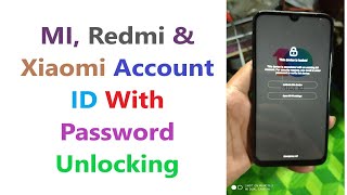 MI Account Password Unlocking