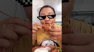 Bombastis sound fried chicken..😋🍗#food#video#sound#mukbang#makan#viralvideo#shorts