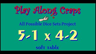 5-1x4-2 Dice Set Soft Table