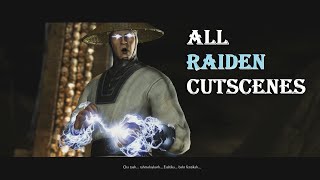 Mortal Kombat X ALL RAIDEN Character Cutscenes Story Mode (Richard Epcar) MKX