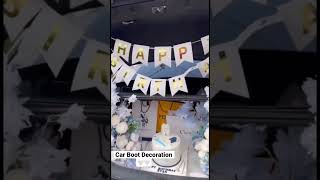 Car Boot Decoration for #Birthday in Noida | ExperienceSaga | #trending #viralvideo #shorts #nolove