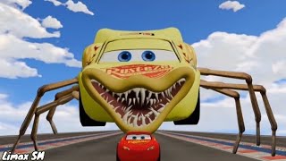 Epic Escape From Lightning McQueen Car Eater Compilation 8, Coffin Dance Song Cover #car #video