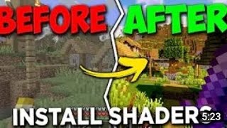 How to install Shader in Minecraft pe Patch and Bedrock 😎😎