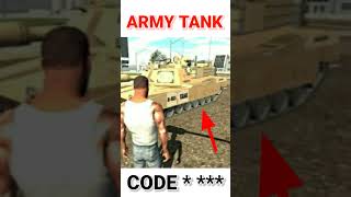 Army tank code in Indian bike driving 3d