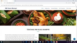 Sistem Informasi Pemesanan Makanan Berbasis Web