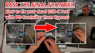 Dead USB-C Port - How to program a Cypress PD-Controller onboard with Miniprog 3