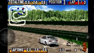 Playing GT Advance Championship Racing on The Game Boy Advance (GBA)