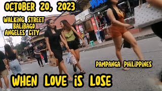 October 20, 2023 WALKING STREET BALIBAGO ANGELES CITY PAMPANGA PHILIPPINES #touristspot