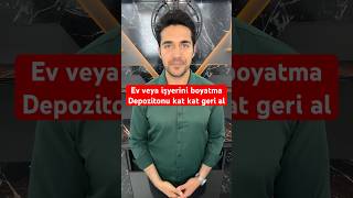 Kiracı evi boyatmak zorunda mı? Depozito yanar mı? #kira #evsahibi #kiralıkdaire #emlak #gayrimenkul