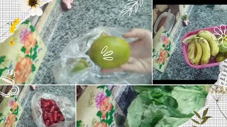 مشتريات السوق بالاسعار💵💰مشتريات الخضار والفاكهه🍌🥔🍅مليت التااجه بالخير 🏡