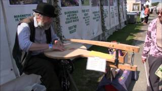 Erifilly meets Amazing Pedally Steve Who cut Her name out of wood freehand