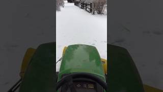 Lx178 plowing the driveway