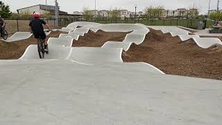 My first time at a pump track