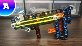 ОЧЕНЬ ПРОСТОЙ И МОЩНЫЙ ПИСТОЛЕТ ИЗ LEGO TECHNIC