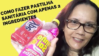 COMO FAZER PASTILHAS PARA VASO SANITÁRIO #shorts #culinária #receitafacil #pastilhas #sabaocaseiro