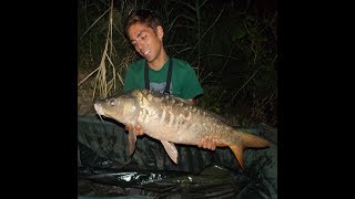 Carp Fishing Wild Lake !!! le splendide carpe fully scaled del lago!  Blow back rig + PVA tips