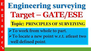 Principles of surveying | engineering surveying