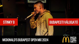 McDonald's Budapest Open Mic válogató – Budapest // Stinky B: Jobb Block